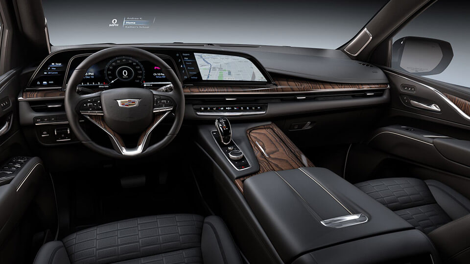 2023 Luxury Cadillac Escalade Interior