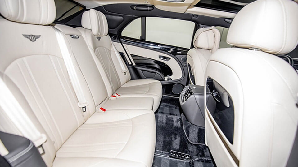 Exotic Bentley Mulsanne interior